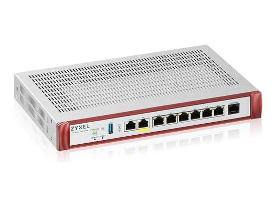 Bilde av Zyxel | USG FLEX 200HP | User-definable ports with 1*2.5G, 1*2.5G (PoE+) & 6*1G, 1*USB with1 YR Gold Security Pack