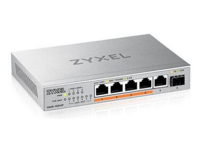 Bilde av Zyxel | XMG-105HP | PoE Unmanaged Switch with 10G Uplink | 5x Port | 2.5Gbit/s | 70W PoE