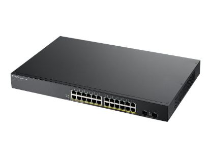 Bilde av Zyxel | GS1900-24HP v2 | Smart Managed PoE Switch with GbE Uplink | 24x Port | 1Gbit/s | 170W PoE