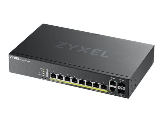 Bilde av Zyxel | GS2220-10HP | L2+ PoE Switch with GbE Uplink | 8x Port | 1Gbit/s | 180W PoE