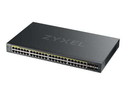Bilde av Zyxel | GS2220-50HP | PoE L2+ Managed Switch with 6 GbE Uplink | 44x Port | 1Gbit/s | 375W PoE
