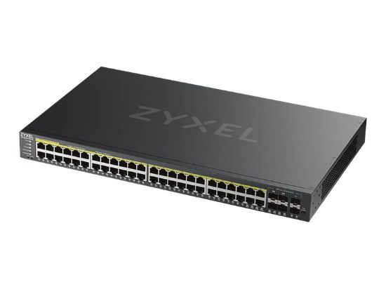 Bilde av Zyxel | GS2220-50HP | PoE L2+ Managed Switch with 6 GbE Uplink | 44x Port | 1Gbit/s | 375W PoE
