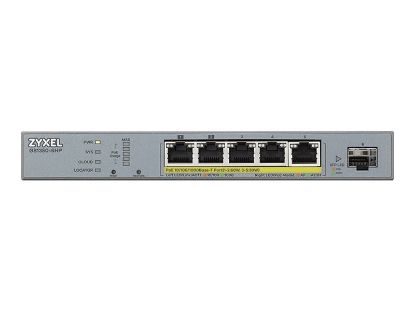 Bilde av ZYXEL GS1350-6HP 6 Port managed CCTV PoE Switch long range 60W 802.3BT