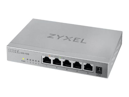 Bilde av Zyxel MG-105 5 Port 2.5G MultiGig Switch