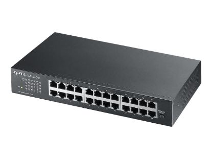 Bilde av Zyxel GS-1100-24E - switch - 24 porter - ikke-styrt - rackmonterbar
