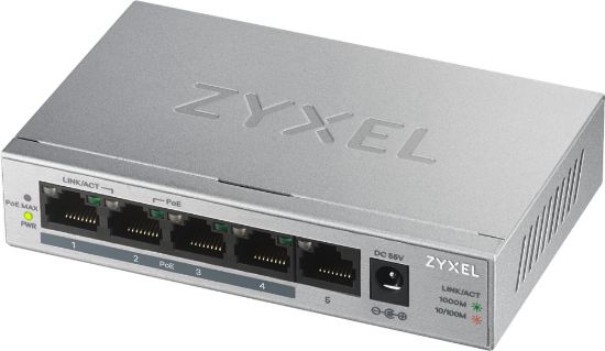 Bilde av Zyxel GS1005HP - switch - 5 porter - ikke-styrt