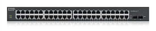 Bilde av Zyxel GS1900 Series GS1900-48HPv2 - switch - 48 porter - smart - rackmonterbar