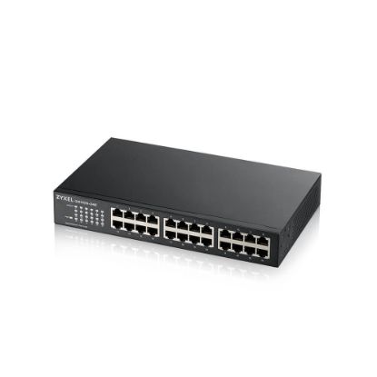 Bilde av Zyxel GS-1100-24E - switch - 24 porter - ikke-styrt - rackmonterbar