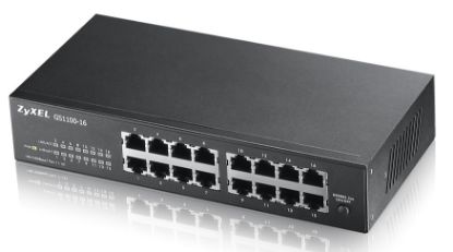 Bilde av Zyxel GS-1100-16 V3 - switch - 16 porter - rackmonterbar