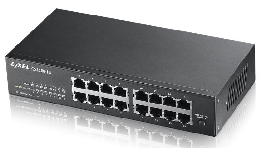 Bilde av Zyxel GS-1100-16 V3 - switch - 16 porter - rackmonterbar