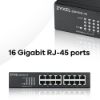 Bilde av Zyxel GS-1100-16 V3 - switch - 16 porter - rackmonterbar