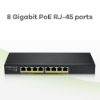 Bilde av Zyxel GS1915 Series GS1915-8EP - switch - NebulaFLEX-kompatibel - 8 porter - smart
