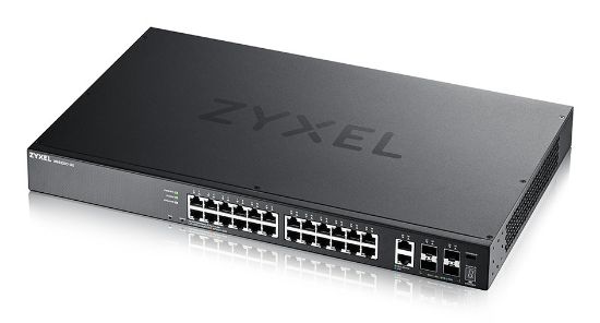 Bilde av Zyxel XGS2220 Series XGS2220-30 - switch - L3-tilgang, NebulaFLEX Cloud - 24 porter - styrt - rackmonterbar
