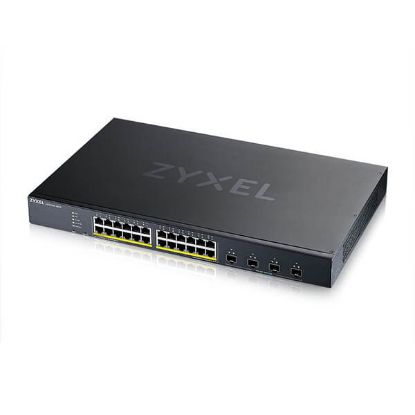 Bilde av Zyxel XGS1935 Series XGS1935-28HP - switch - administrert - 24 porter - smart - rackmonterbar - for Zyxel DAC10G-1M v2, DAC10G-3M v2, SFP-1000T, SFP10G-LR, SFP10G-SR-E, SFP-BX1310-10-D, SFP-BX1550-E, SFP-SX-D
