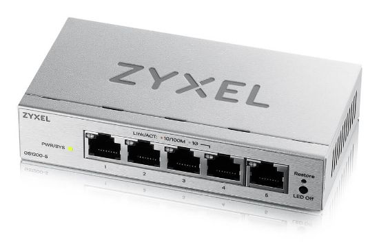 Bilde av Zyxel | GS1200-5v3 | Web Managed Desktop Switch | 5x Port | 1Gbit/s